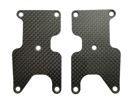 Team Associated RC8B3.2 FT Rear Suspension Arm Inserts, carbon fiber 1.2mm [81436]