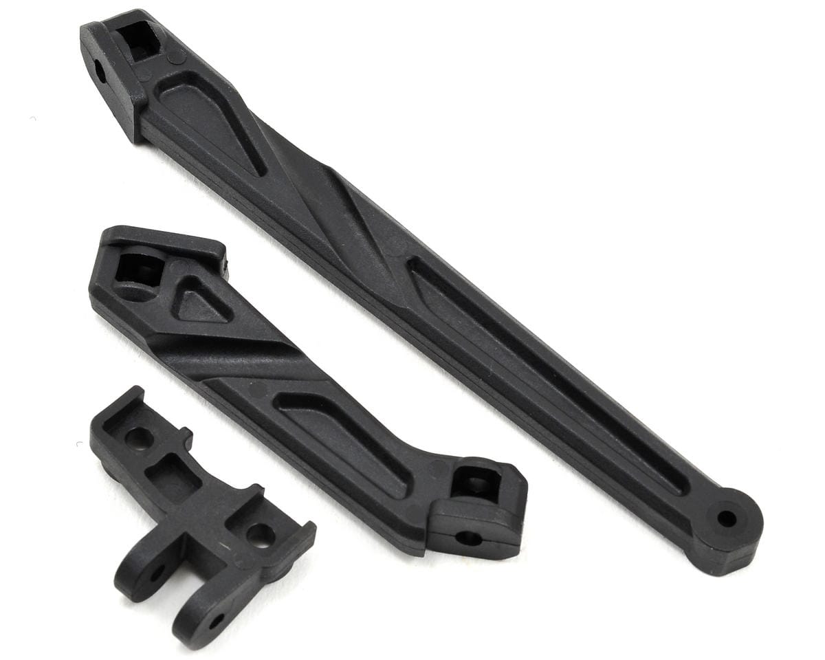 Team Associated RC8B3 Chassis Braces, Long Front/Rear [81032]
