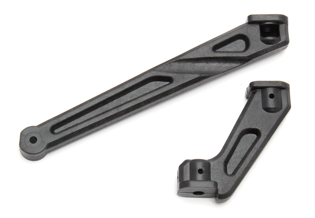 Team Associated RC8B3 Chassis Braces, short (front and rear) [81301]