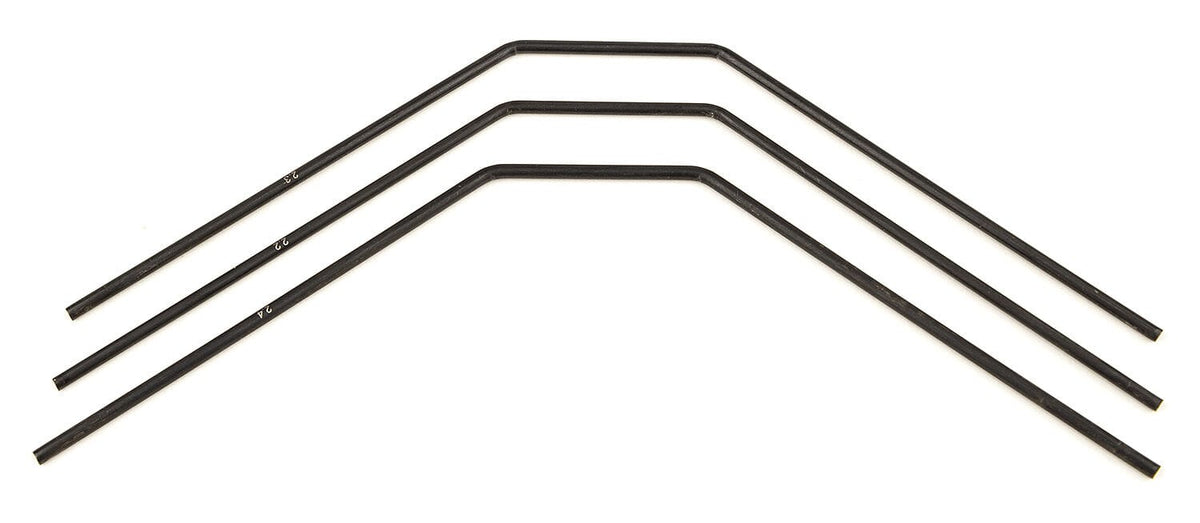 Team Associated RC8B3 FT Rear Anti-roll Bars, 2.2-2.4mm [81139]