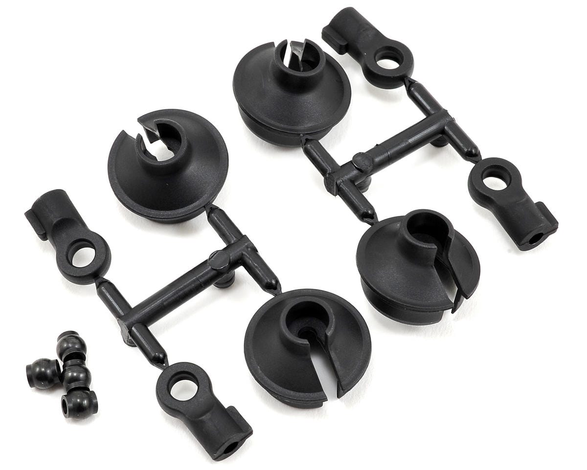 Team Associated RC8B3 Shock Rod Ends and Spring Cups [81193]
