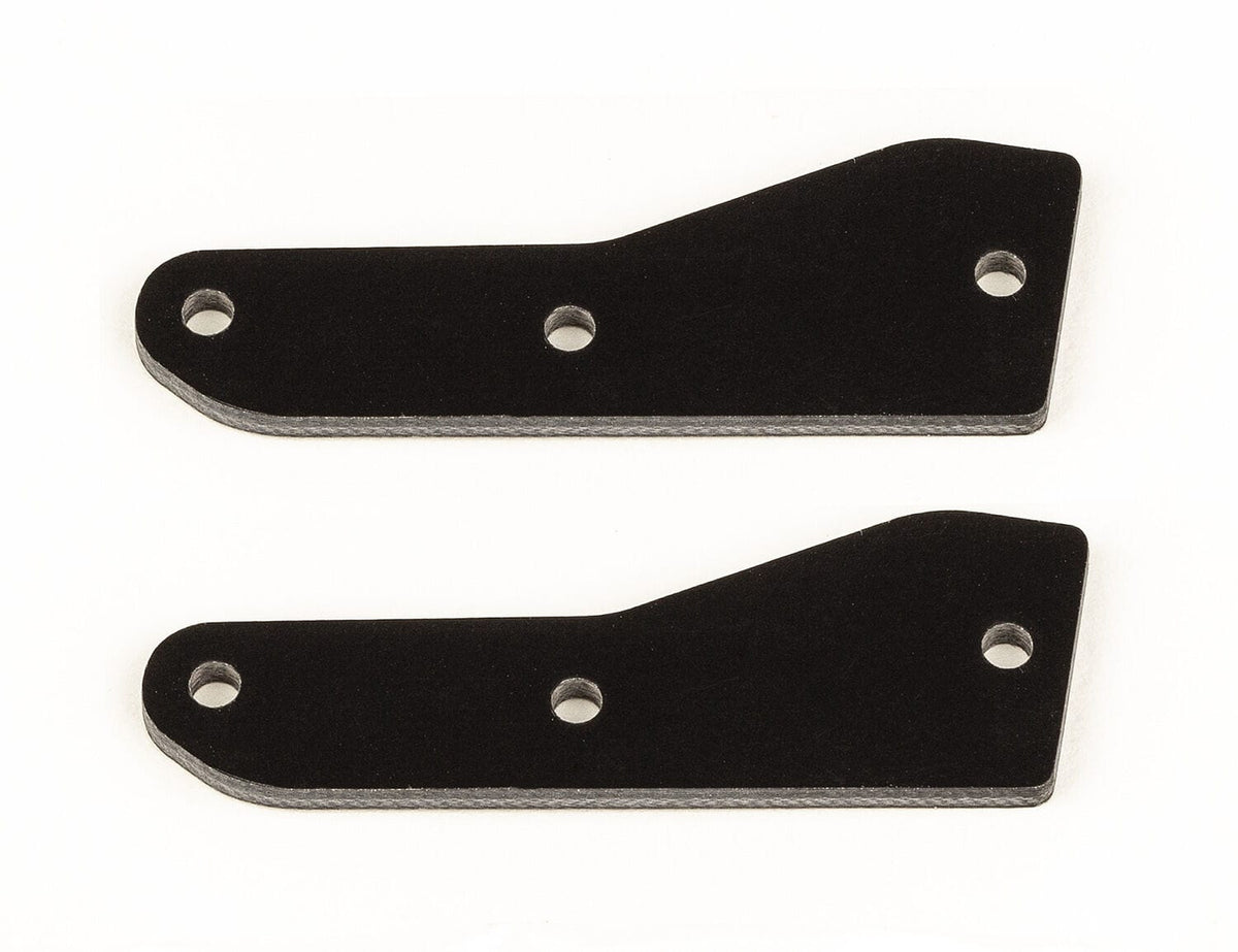 Team Associated RC8B4 FT Front Upper Suspension Arm Inserts, G10, 2.0mm [81536]