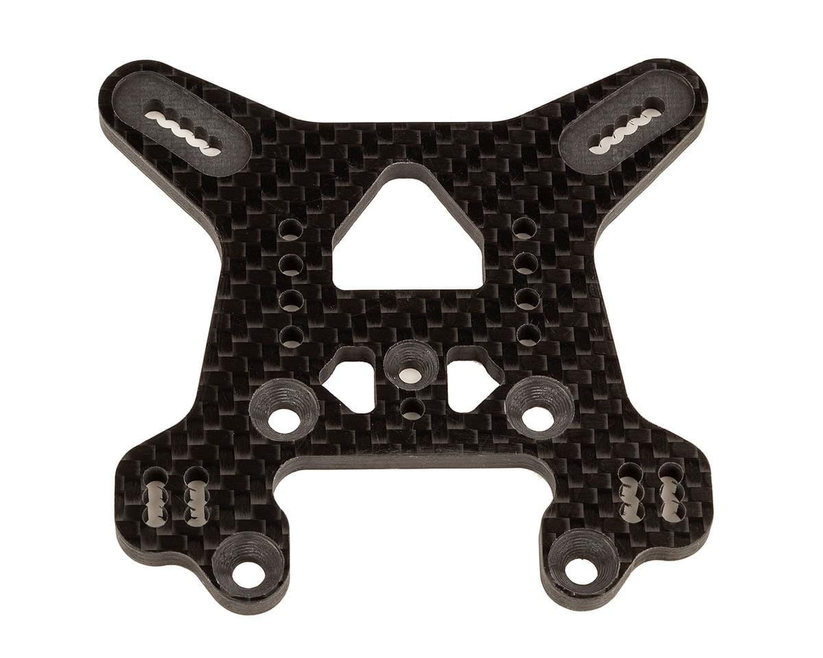 Team Associated RC8B4 Factory Team Rear Shock Tower Carbon Fiber [81506]