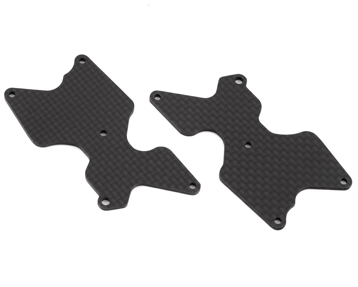 Team Associated RC8B4 FT Rear Suspension Arm Inserts Carbon 2.0mm 81542