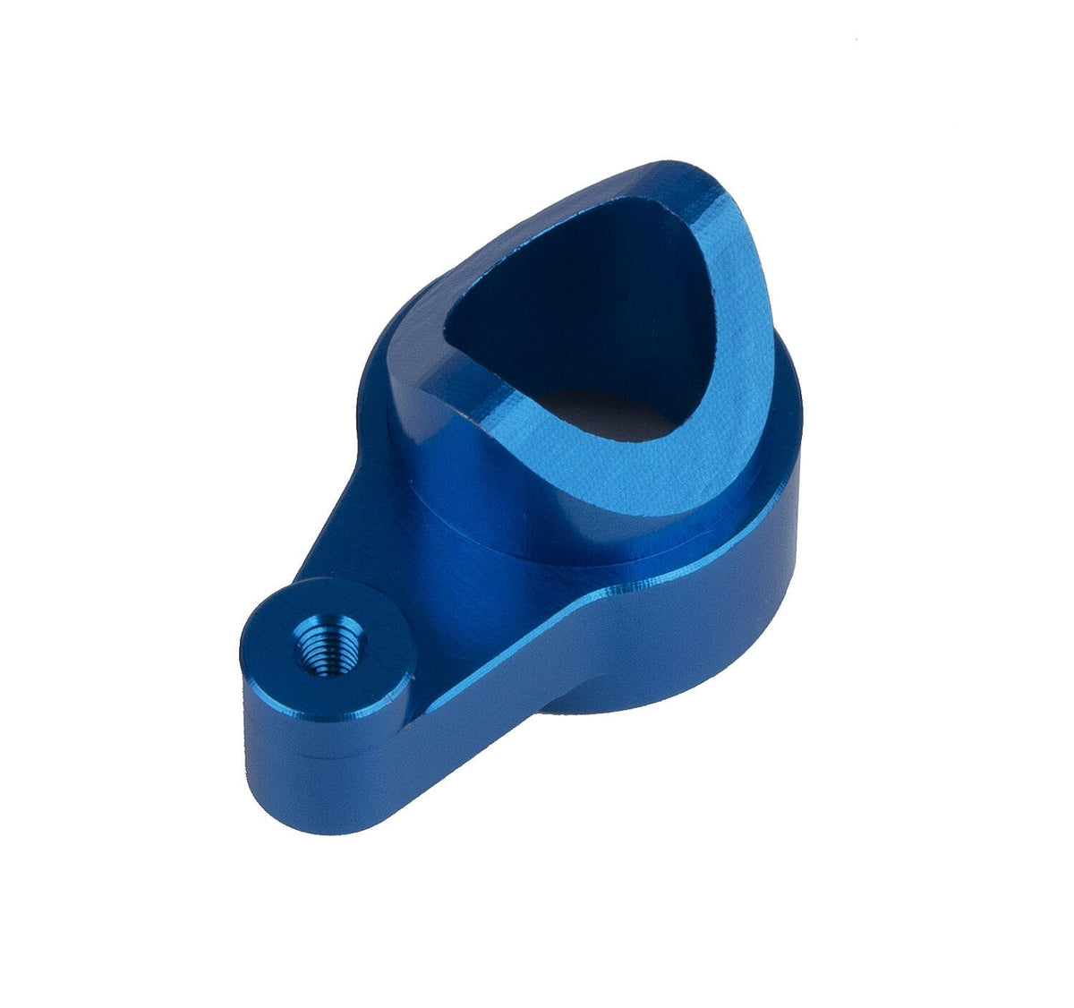 Team Associated RC8B4 FT servo saver arm, blue aluminum [81519]