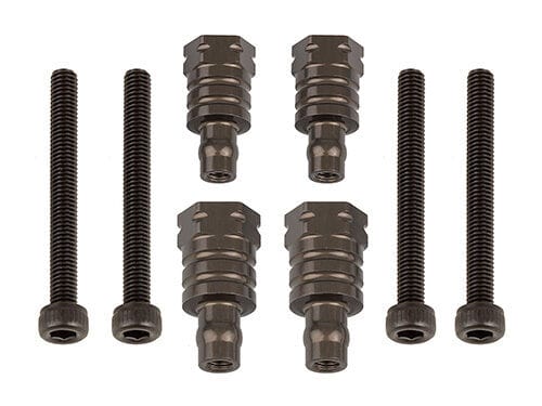 Team Associated RC8B4 FT Shock Bushings, 14mm & 17mm, aluminum [81591]