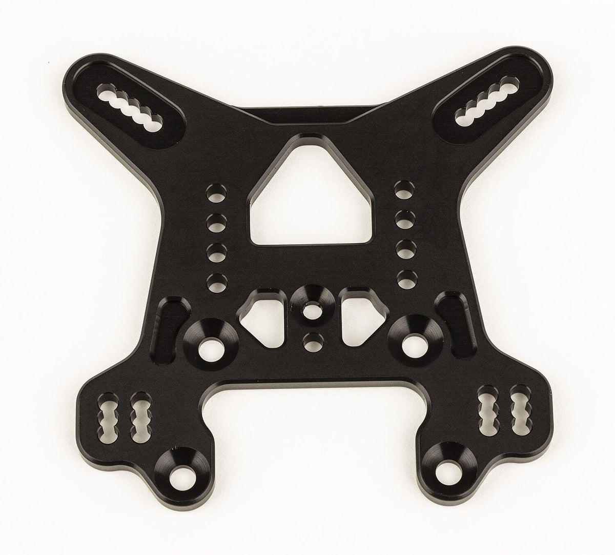 Team Associated RC8B4 Rear Shock Tower, black aluminum [81505]