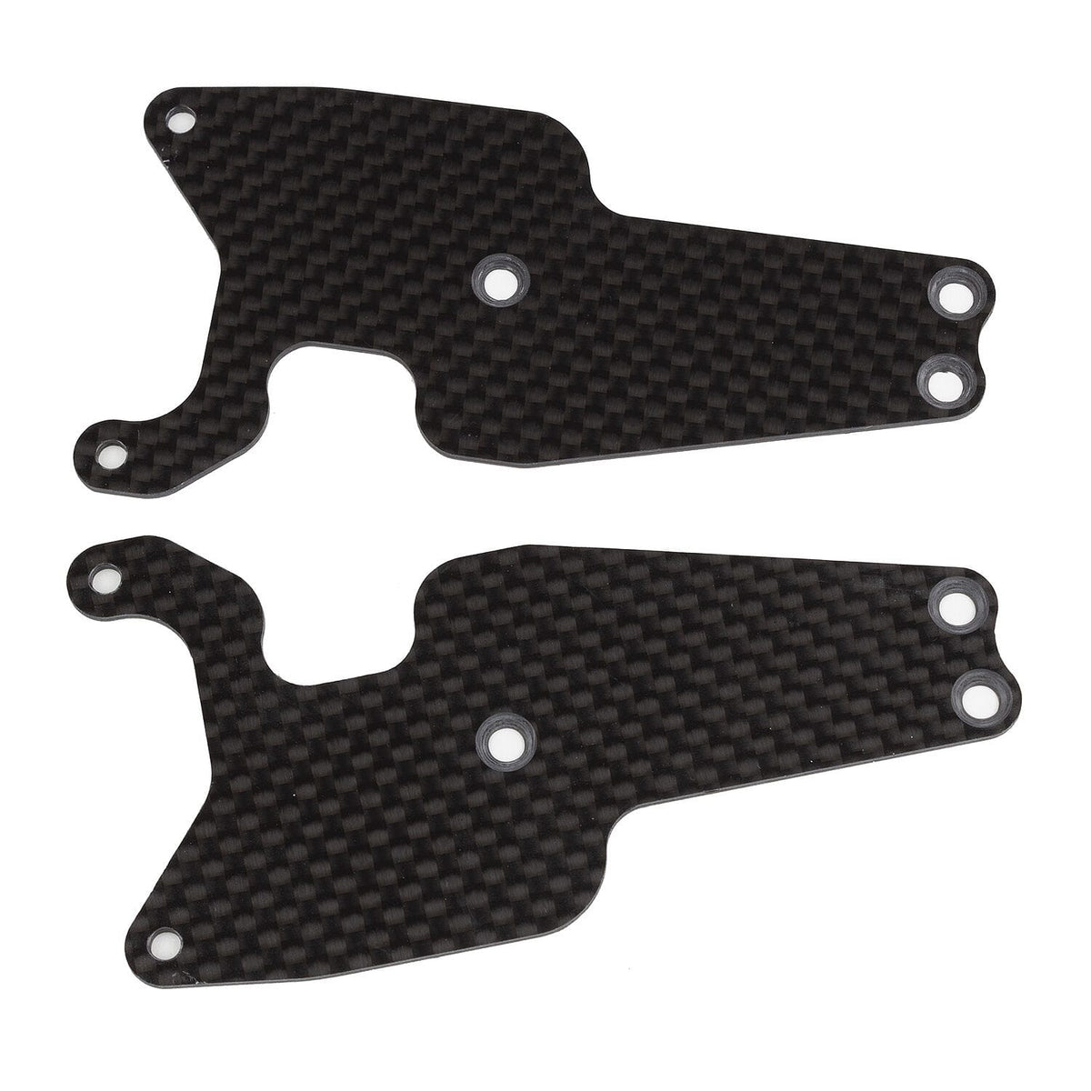 Team Associated RC8T3.2 FT Front Lower Suspension Arm Inserts, 1.2mm, carbon fiber [81478]