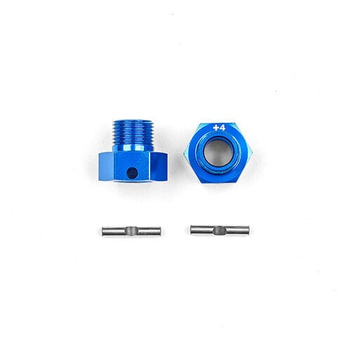 Team Associated RC8T4 FT Wheel Hexes, +4mm [81628]