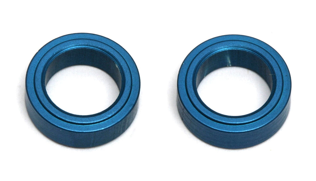 Team Associated Rear Axle Spacers, narrow, blue aluminum [8321]