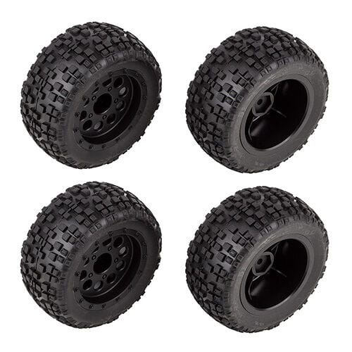 Team Associated REFLEX 14MT Tires and Wheels, mounted [21620]