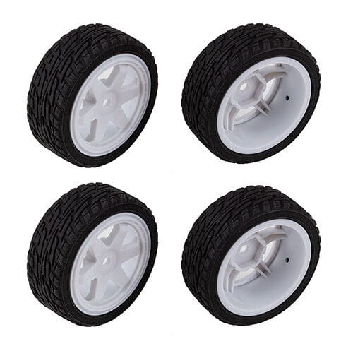 Team Associated REFLEX 14R Hoonitruck Wheels and Tires, rubber [21591]