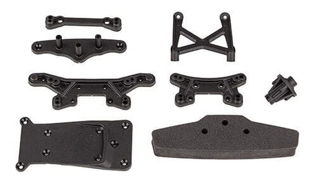 Team Associated REFLEX 14R Shock Towers, Bumper, and Skid Plate Set [21573]