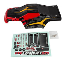 Team Associated RIVAL MT10 Body V2, red/yellow [25830]