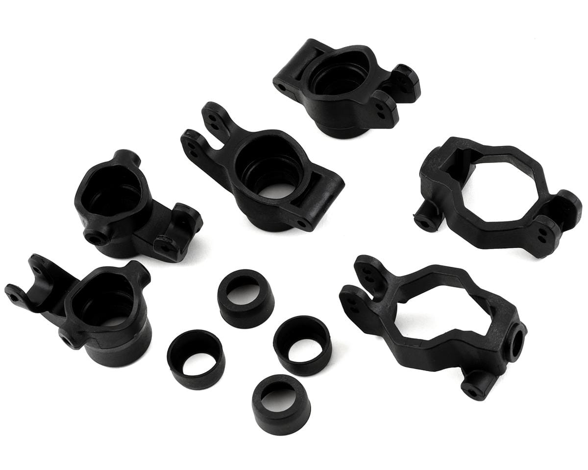 Team Associated RIVAL MT8 Caster Blocks, Steering Blocks, Rear Hubs Set [25915]