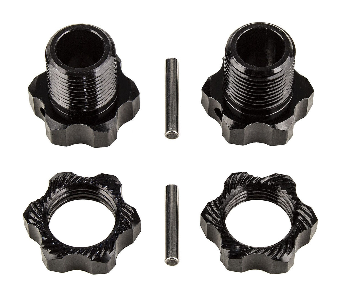 Team Associated RIVAL MT8 Wheel Hex Set [25932]