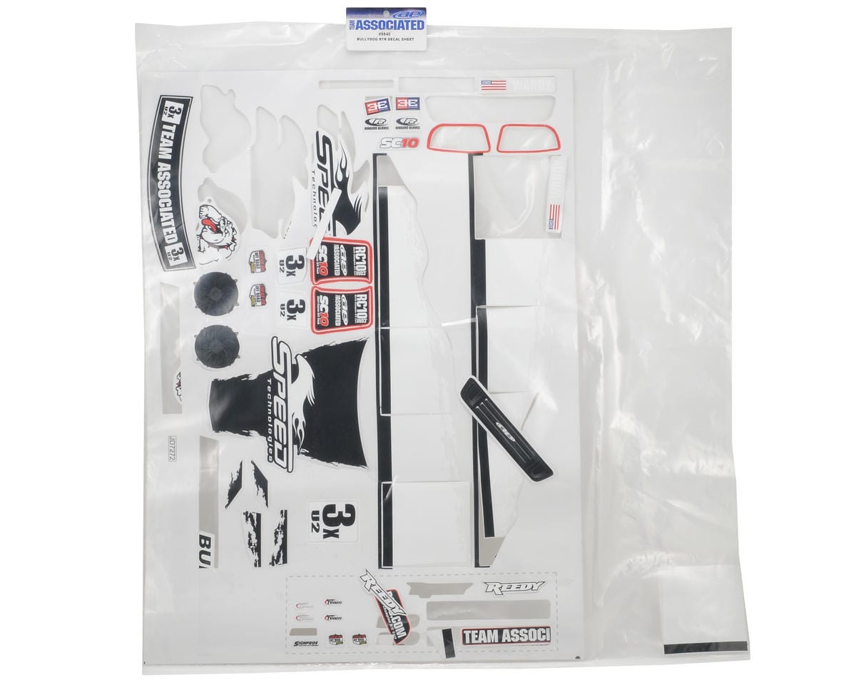 Team Associated SC10 Bully Dog Decal Sheet [9845]