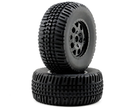 Team Associated SC10 Front Tyre Wheel Combo 9812