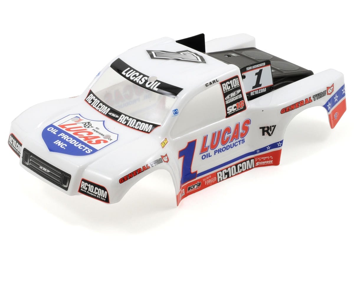 Team Associated SC18 Body Lucas Oil 21358