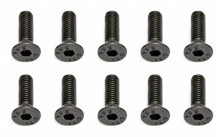 Team Associated Screws, M3x10mm FHCS [25202]
