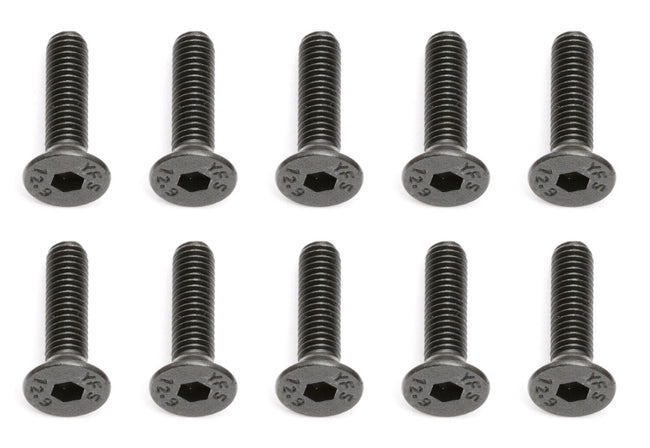 Team Associated Screws, M3x12mm FHCS [25203]