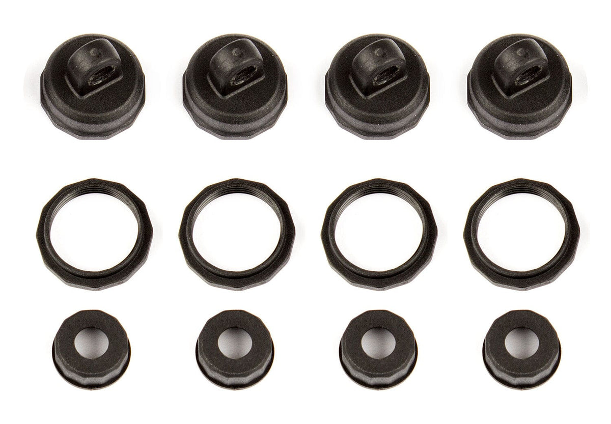 Team Associated Shock Caps and Collars [21536]