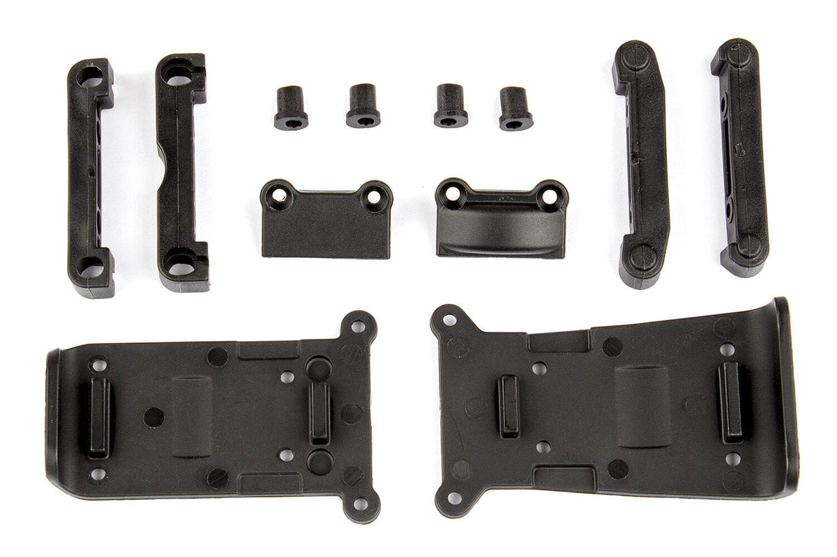 Team Associated Skid Plates and Arm Mounts Set [21501]