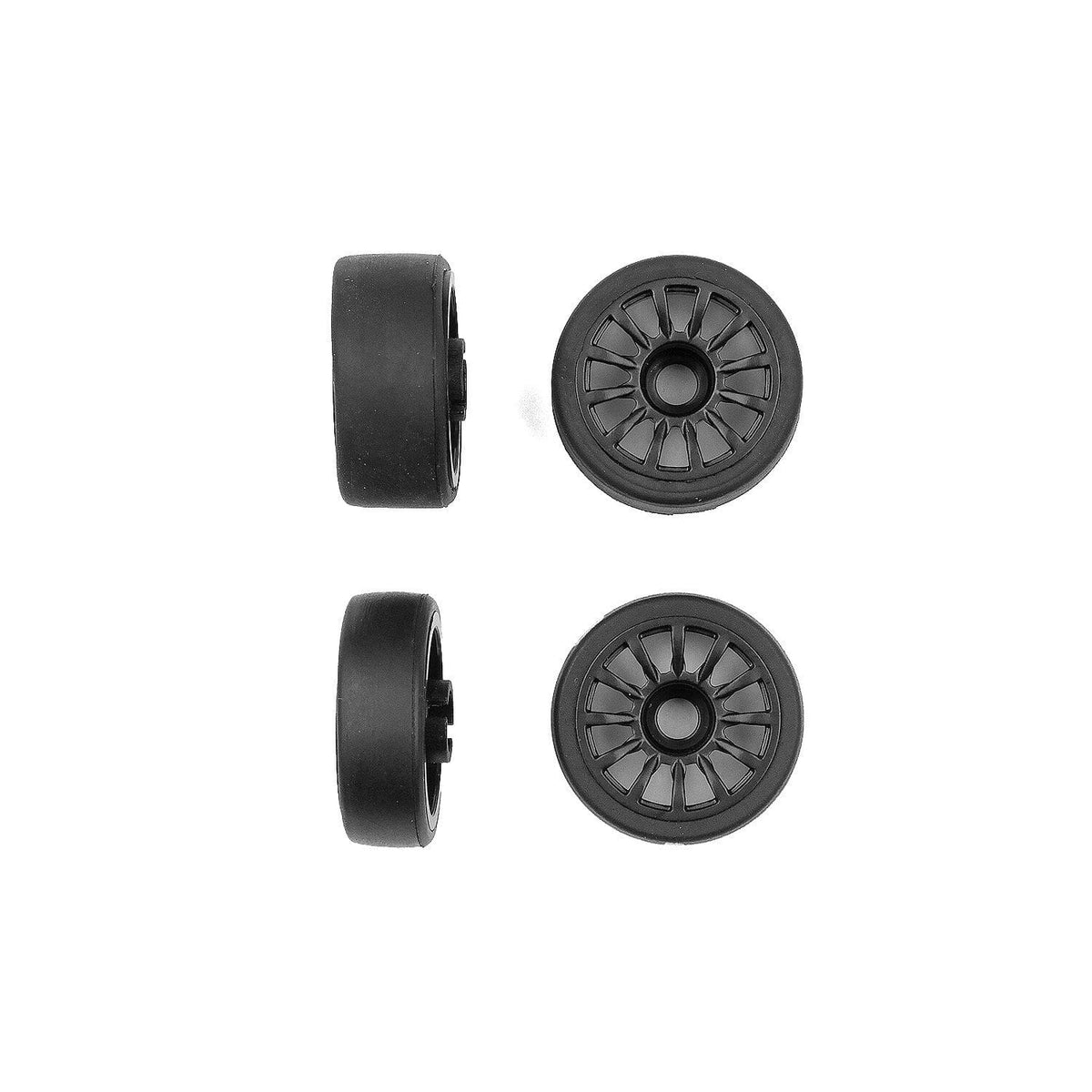 Team Associated SR27 12-Spoke wheel and Tire Set [21820]