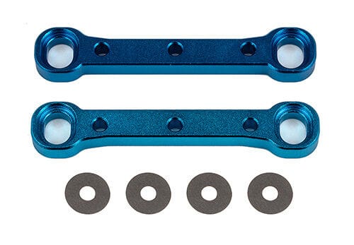 Team Associated SR7 Arm Mounts A & B, blue aluminum [26034]