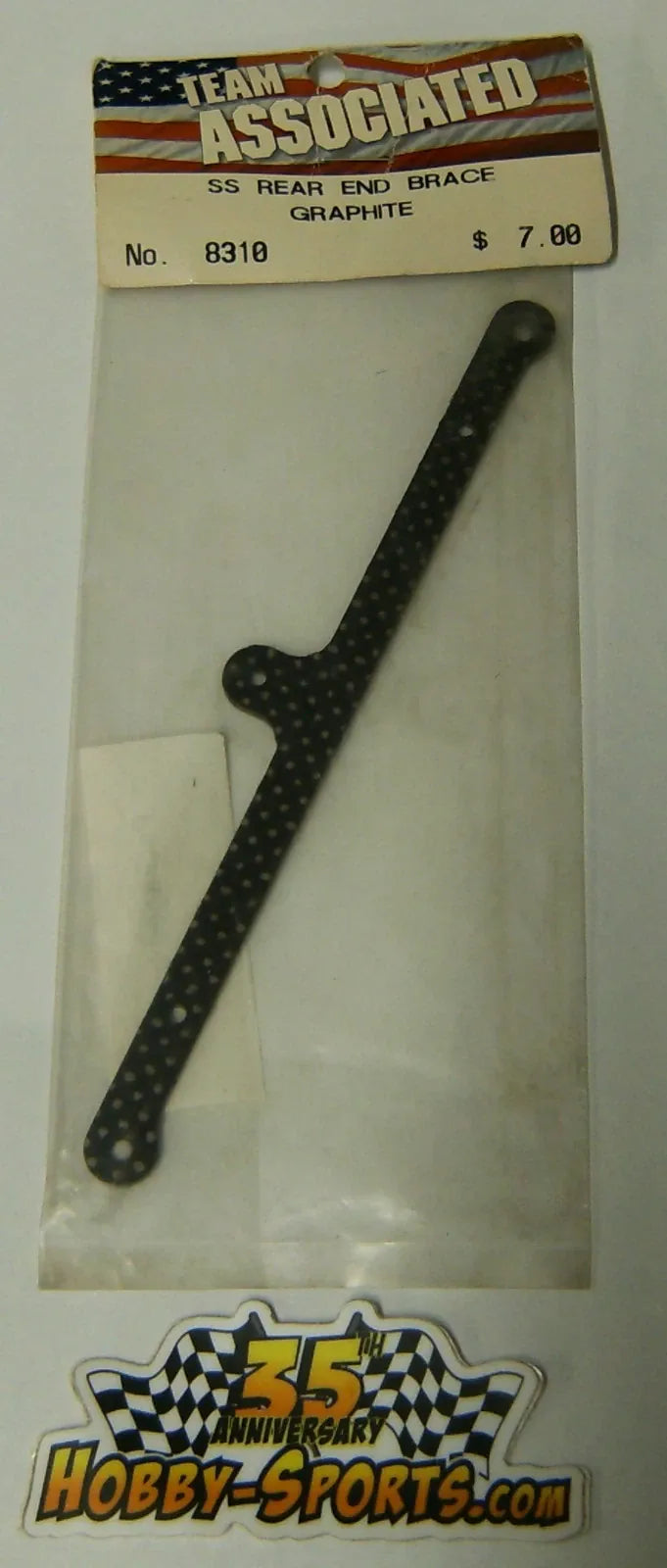 Team Associated SS Rear End Brace, graphite [8310]