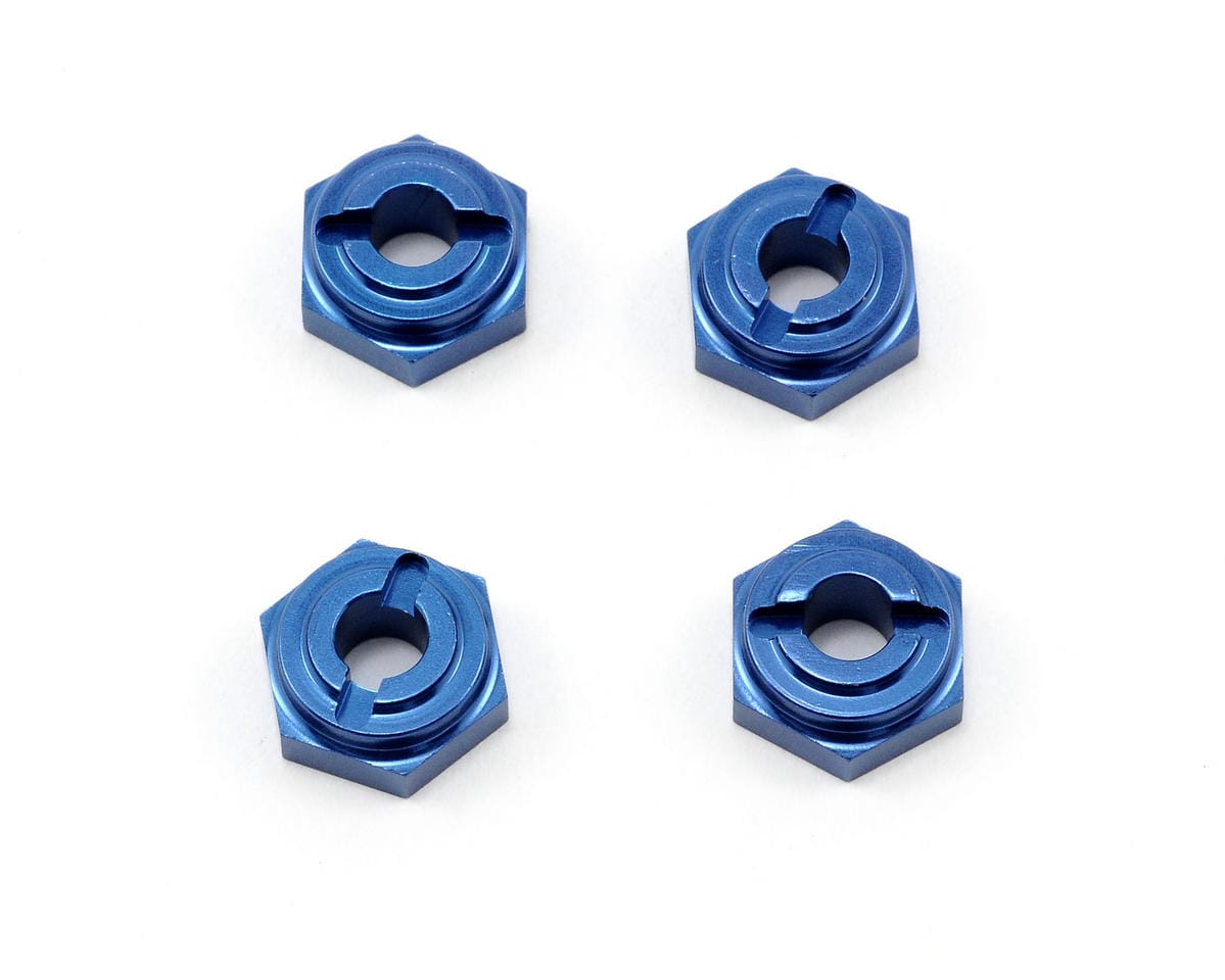 Team Associated TC Wheel Hex Adapters Blue 3972
