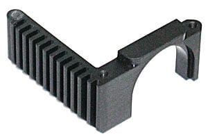 Team Associated 31020 TC4 Heatsink Motor Mount Black