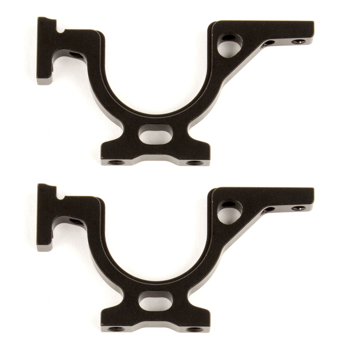 Team Associated TC7.2 Bulkheads, black aluminum [31800]