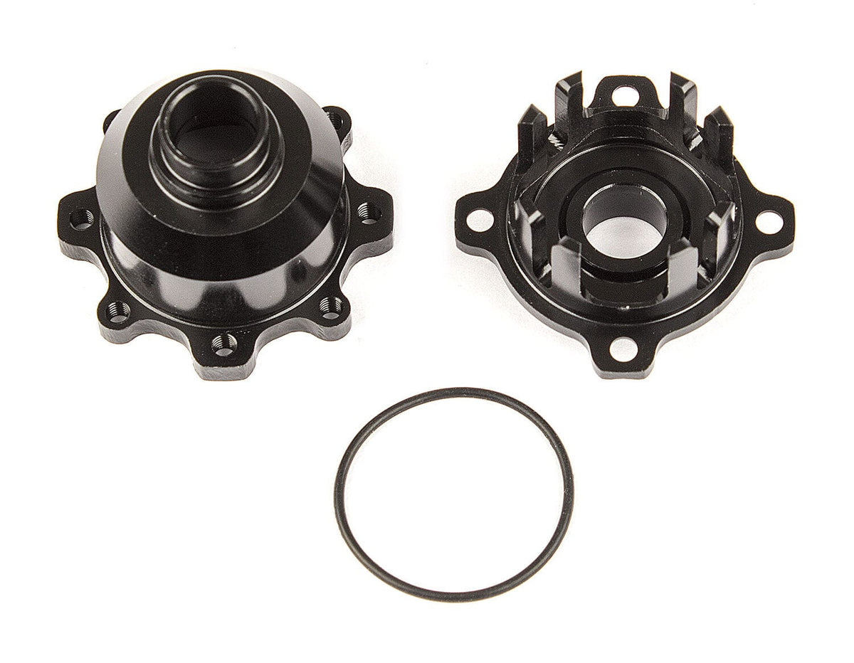 Team Associated TC7.2 Gear Diff Case, black aluminum [31783]