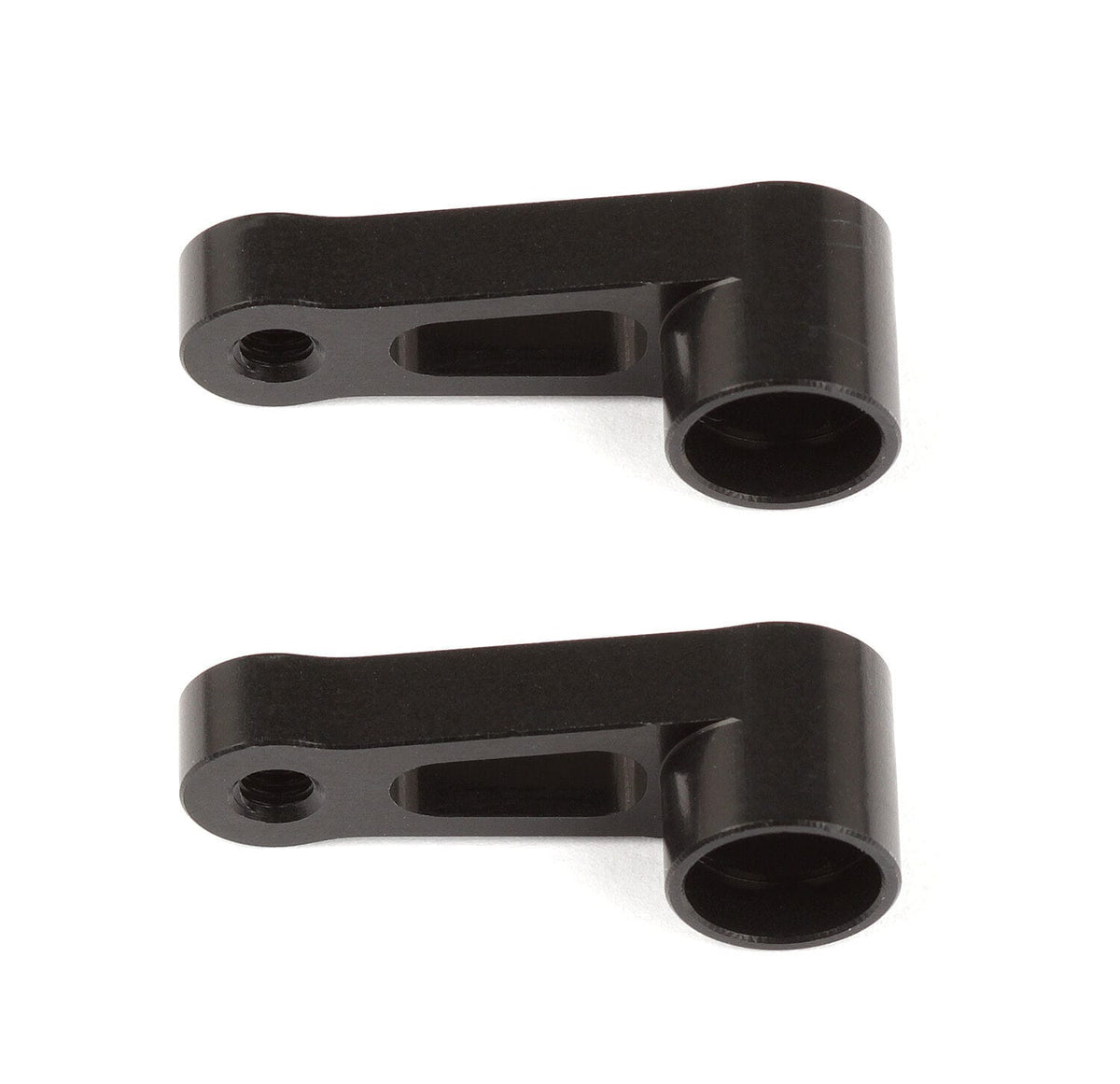 Team Associated TC7.2 Steering Bellcranks, black aluminum [31804]