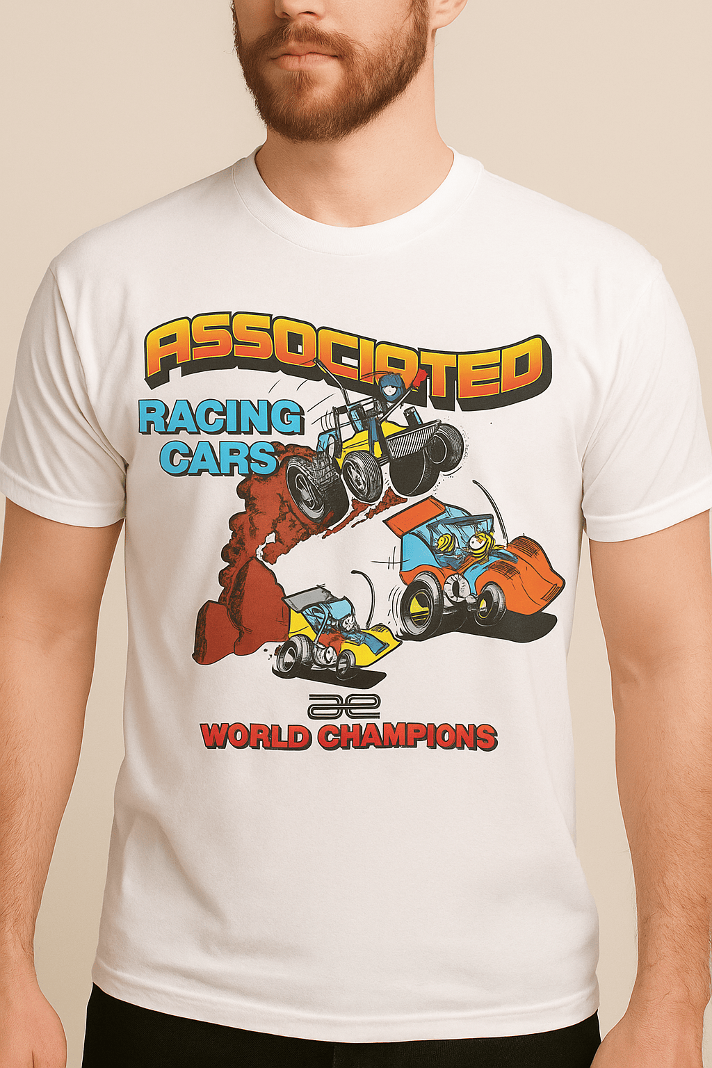 Team Associated Team AE Vintage 1985 Tee, 2XL front