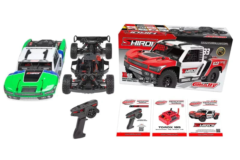 Team Corally 1/8 SHIROI XP 6S Brushless Short Couse Truck RTR - Green [C-00278-G]