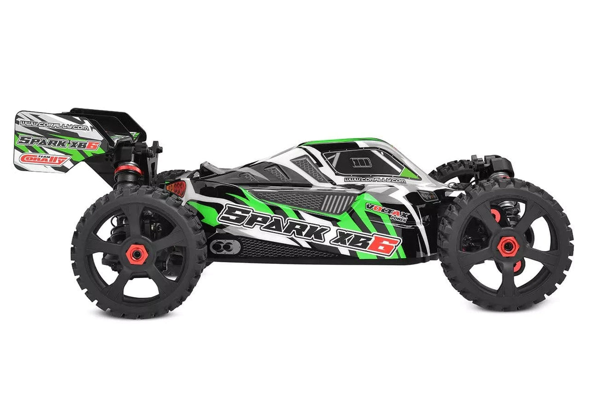 Team Corally 1/8 Spark XB - 6 6S Brushless RC Buggy RTR - Green [C - 00285 - G] - Hobbytech Toys