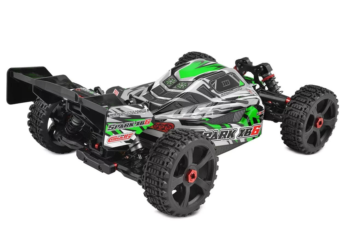Team Corally 1/8 Spark XB - 6 6S Brushless RC Buggy RTR - Green [C - 00285 - G] - Hobbytech Toys