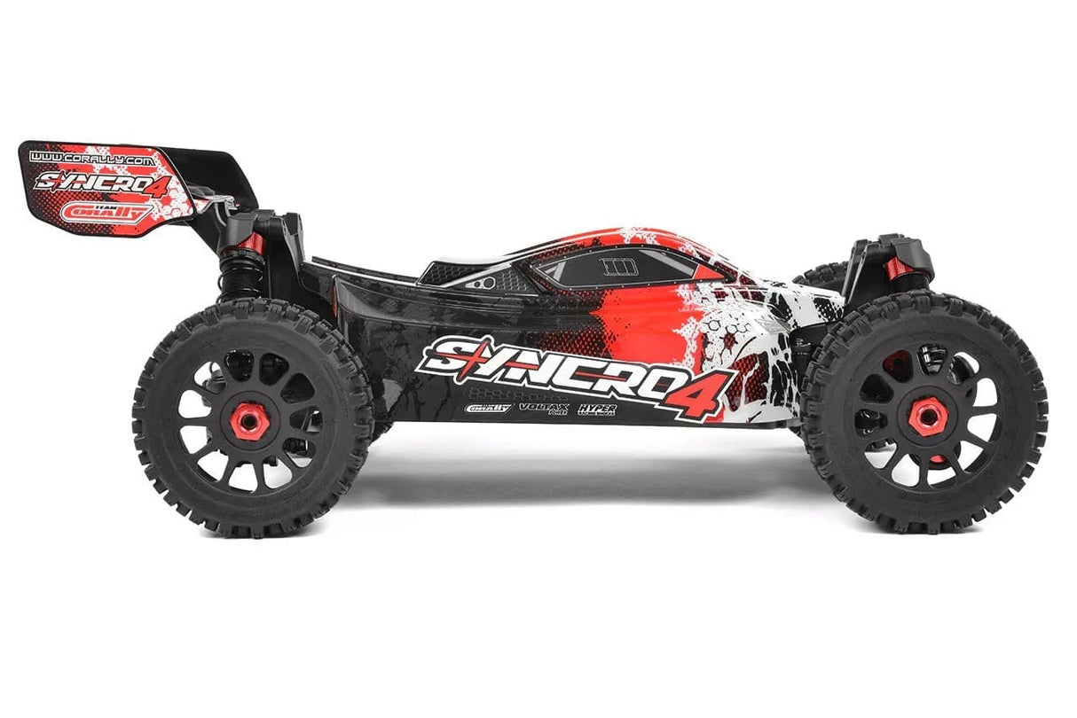 Team Corally 1/8 Syncro - 4 4S Brushless RC Buggy - Red [C - 00287 - R] - Hobbytech Toys