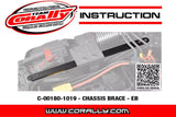 Team Corally Aluminium Chassis Brace 3mm (1pc) [C - 00180 - 1019] - Hobbytech Toys