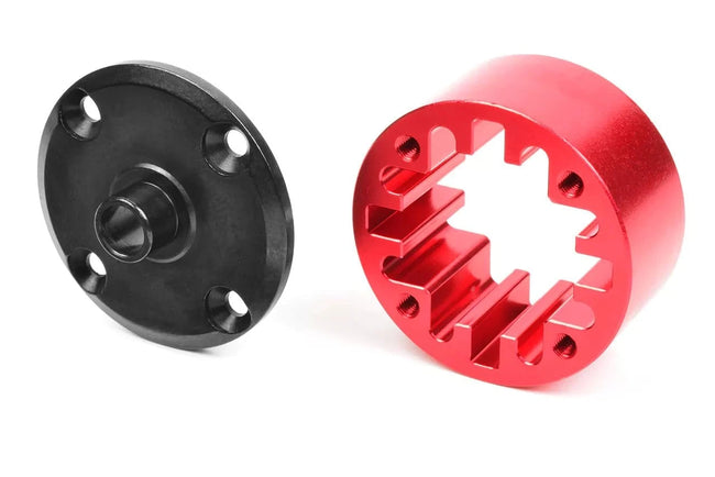 Team Corally Differential Case - Center - 35mm - Aluminium Center / Steel Flange - 1 pc [C-00180-686]