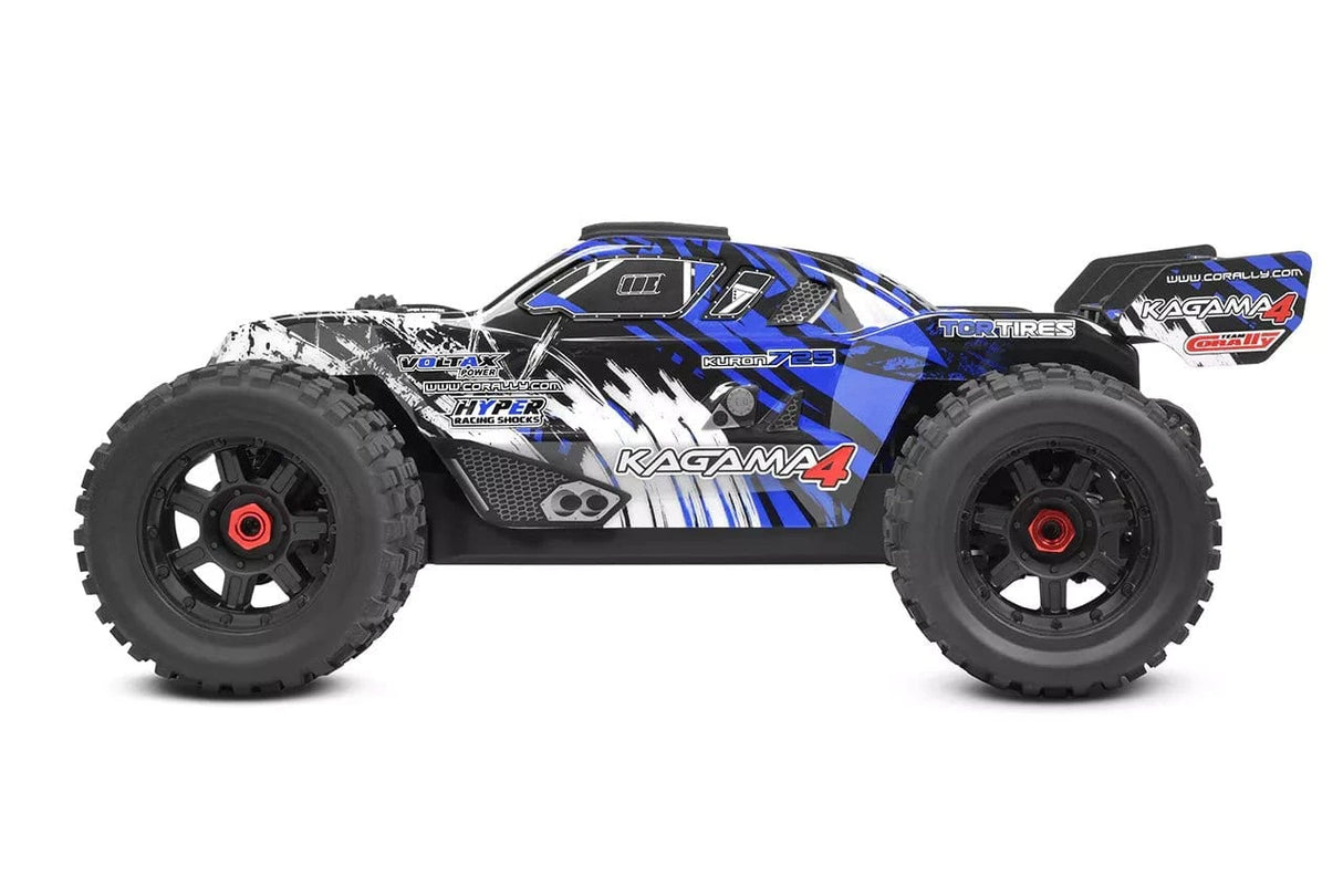 Team Corally Kagama 10 XL4S RC Monster Truck - Blue - Hobbytech Toys