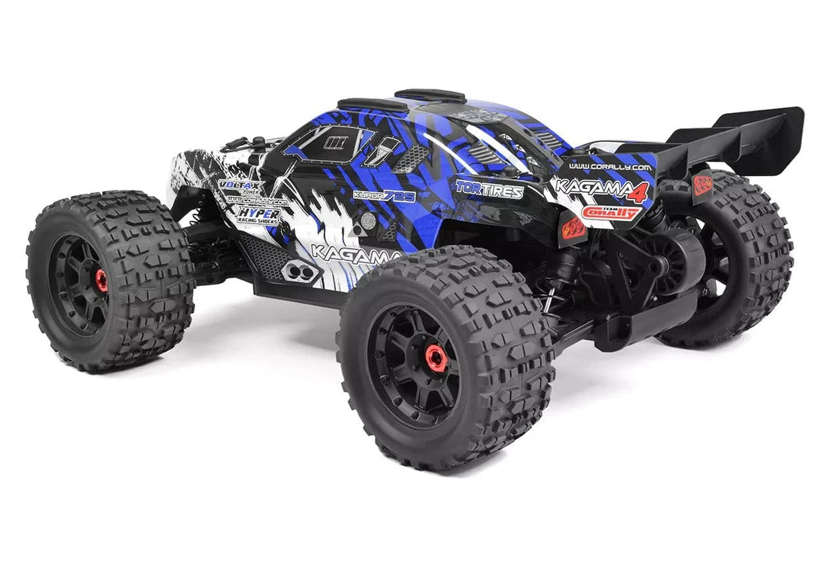 Team Corally Kagama 10 XL4S RC Monster Truck - Blue - Hobbytech Toys