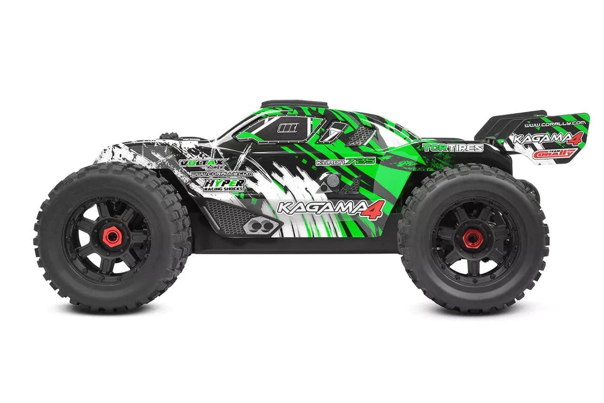 Team Corally Kagama 10 XL4S RC Monster Truck - Green - Hobbytech Toys