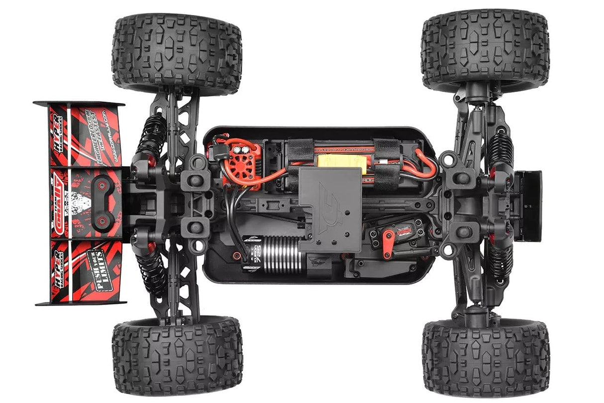 Team Corally Kagama 10 XL4S RC Monster Truck - Red - Hobbytech Toys