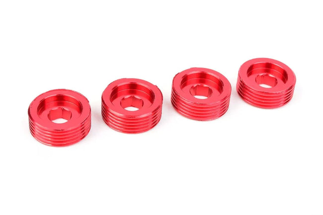 Team Corally Pivot Ball Adjusting Nut - Aluminum - 4 pcs [C-00180-117]