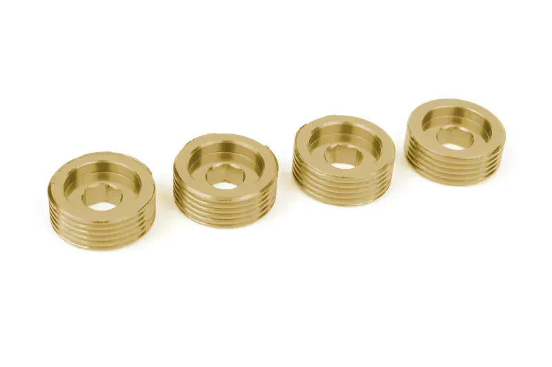 Team Corally Pivot Ball Adjusting Nut - Aluminum LE- 4 pcs [C-00180-117-BR]