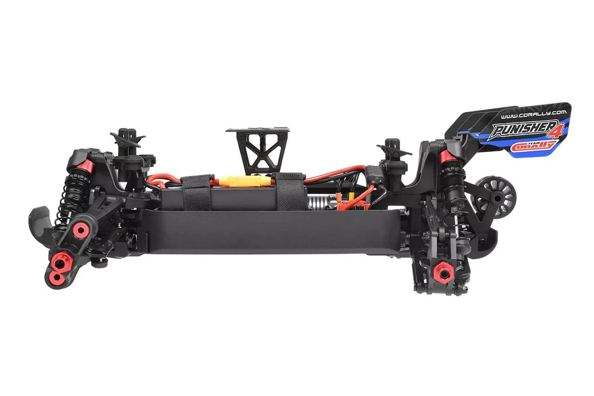 Team Corally Punisher 10 XL4S Brushless Monster Truck - Blue [C - 00292 - B] - Hobbytech Toys