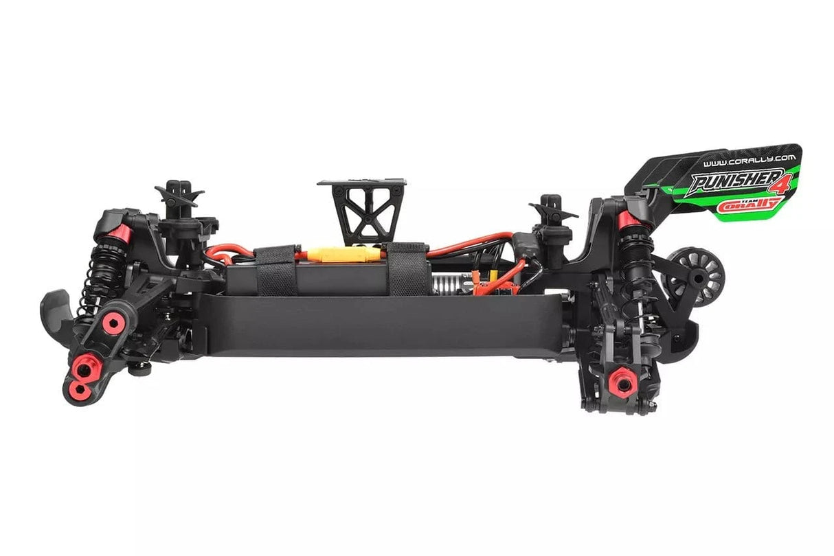 Team Corally Punisher 10 XL4S Brushless Monster Truck - Green [C - 00292 - G] - Hobbytech Toys